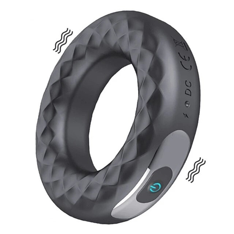 Vòng đeo dương vật có rung 10 tần số Donut