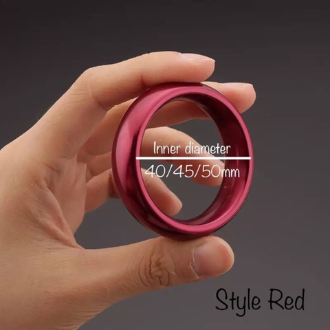 Vòng đeo dương vật nhôm bản tròn nhiều màu sắc
