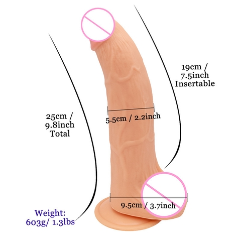 Dương vật giả big size 25cm chính hãng Moonuo