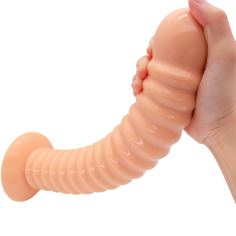 Dương vật giả 32cm có ren xoắn ốc chính hãng Moonuo