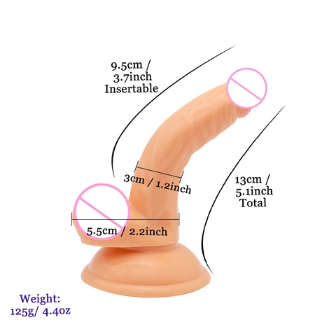 Dương vật giả mini size 13cm B037