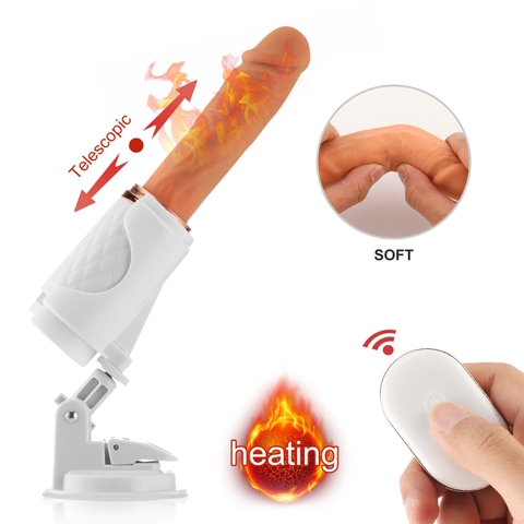 Dương vật giá tự động MizzZee rung, thụt, sưởi ấm