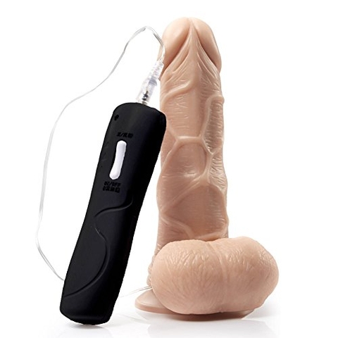 Dương vật giả Shequ có rung 6.9 Inch