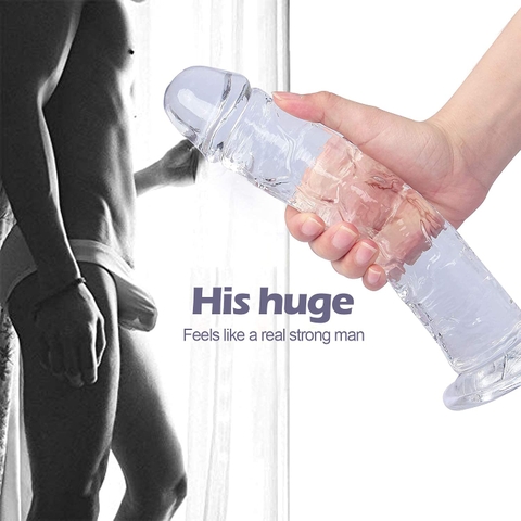 Dương vật giả trong suốt 32cm siêu kích thích