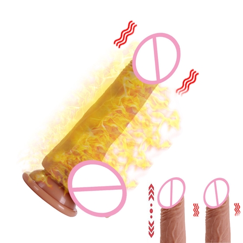 Dương vật giả tự động đa năng 19cm Moonuo