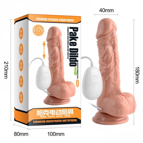 Dương vật giả rung duỗi Pake Dildo 18cm