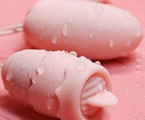 Trứng rung mini Akali 3 in 1 có lưỡi liếm chính hãng Galaku