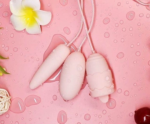 Trứng rung mini Akali 3 in 1 có lưỡi liếm chính hãng Galaku