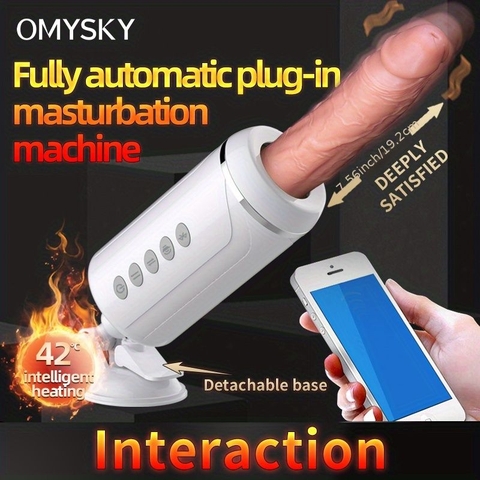 Máy dương vật Omysky rung thụt kết nối bluetooth