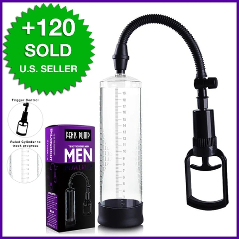 Máy tập tăng kích thước dương vật Vacuum Penis Pump