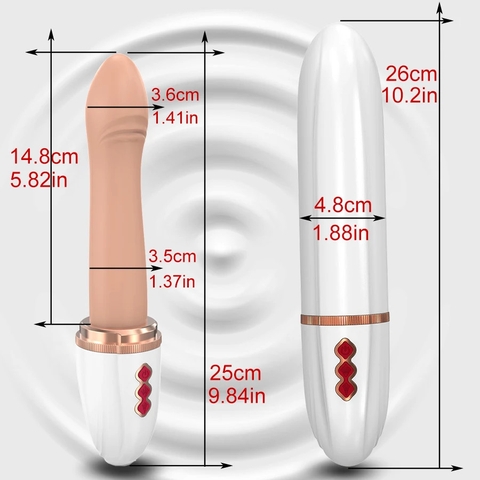 Súng máy dương vật giả rung thụt XW225