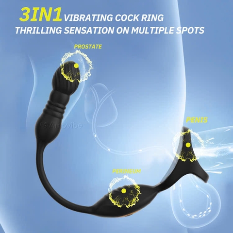 Plug rung thụt massage Lanfeng MizzZee