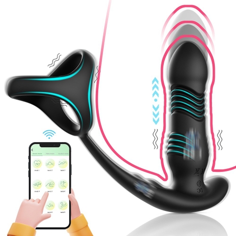 Plug rung thụt massage siêu sướng PLR652