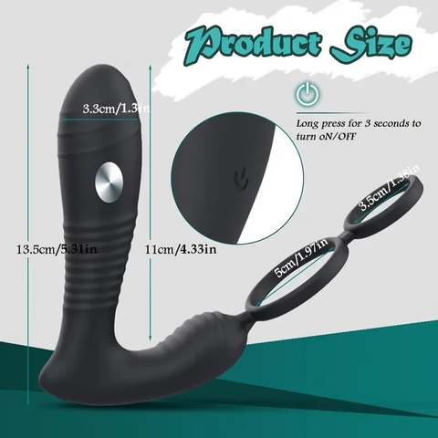 Plug rung sốc điện massage hậu môn mạnh bạo