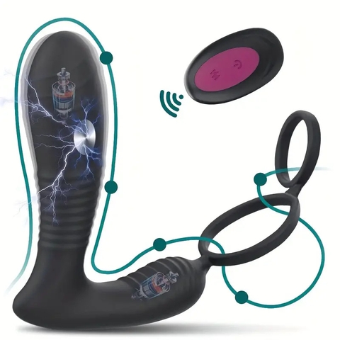 Plug rung sốc điện massage hậu môn mạnh bạo