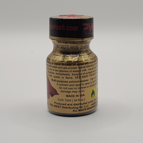 Rush Gold Poppers Usa 10ml by PWD