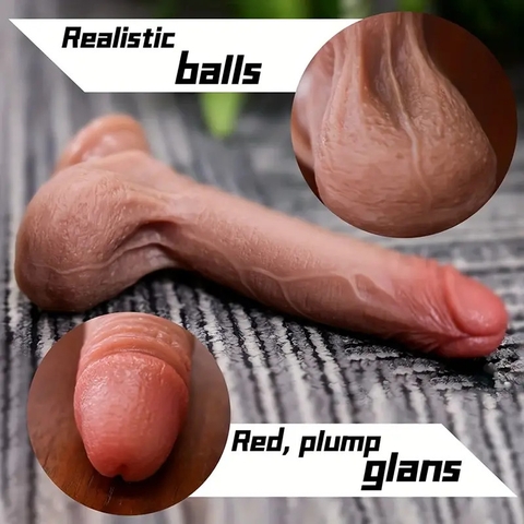 Dương vật giả cao cấp 19cm Feels Like Skin