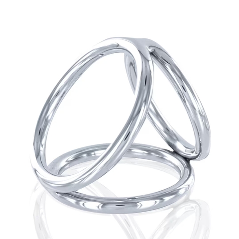 Triple cockring vòng đeo dương vật inox kết cấu ba vòng