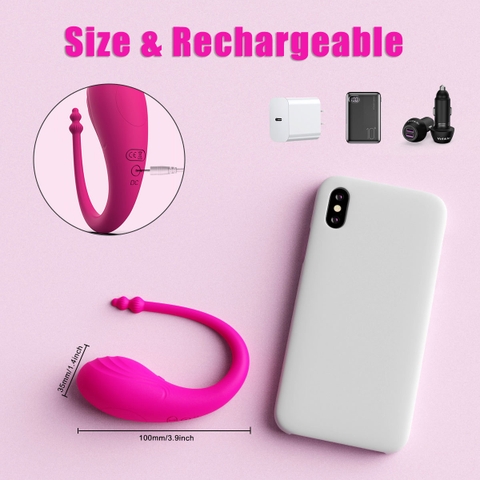 Trứng rung tình yêu Digi Eggs điều khiển app di động