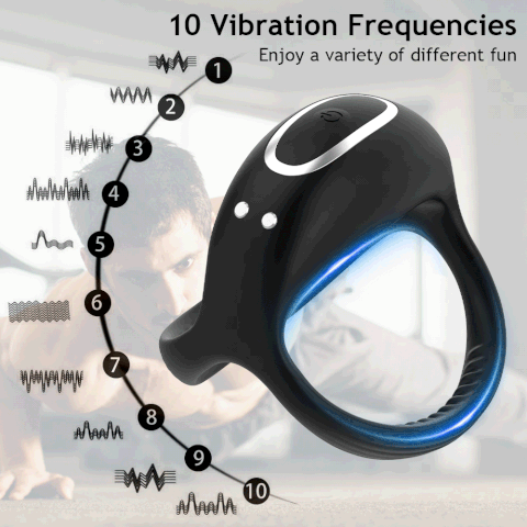 Cockring Mizzee kết cấu 3 vòng khóa có rung mạnh điều khiển qua app