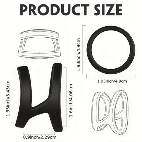 Vòng đeo dương vật kép chất liệu cao su cao cấp