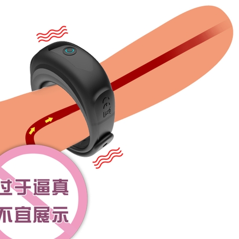Vòng đeo dương vật có rung Amillo Leya
