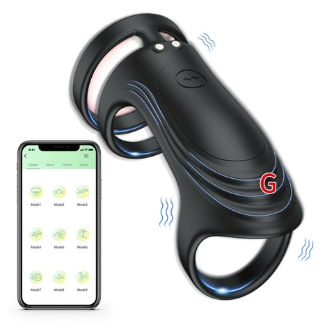 Vòng đeo dương vật có rung điều khiển qua app