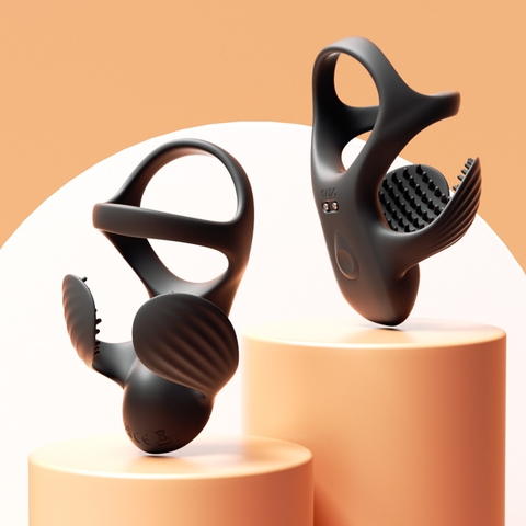 Vòng khóa rung kết hợp massage bìu dái Z48