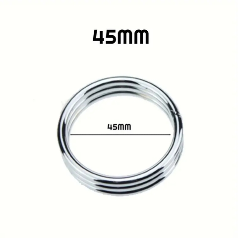 Cockring inox ghép 3 hỗ trợ chống xuất tinh sớm