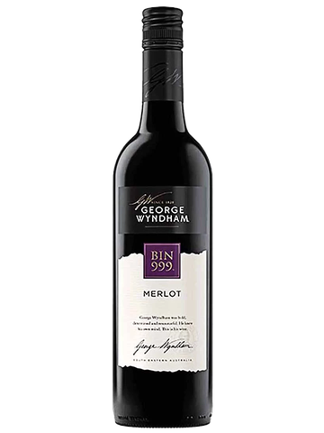 VANG ÚC BIN 999 GEORGE WYNDHAM MERLOT 75CL