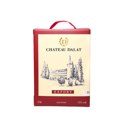 VANG ĐÀ LẠT EXPORT RED WINE HỘP 3L