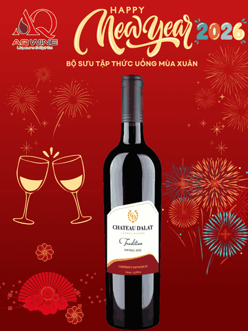 VANG CHATEAU DALAT TRADITION 75CL