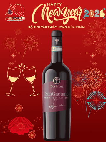 RƯỢU VANG ĐỎ Ý DUE PALME SANGAETANO PRIMITIVO DI MANDURIA DOP