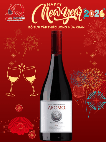 VANG CHILE ĐỎ AROMO RESERVA PRIVADA SYRAH 75CL 14%