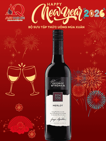VANG ÚC BIN 999 GEORGE WYNDHAM MERLOT 75CL