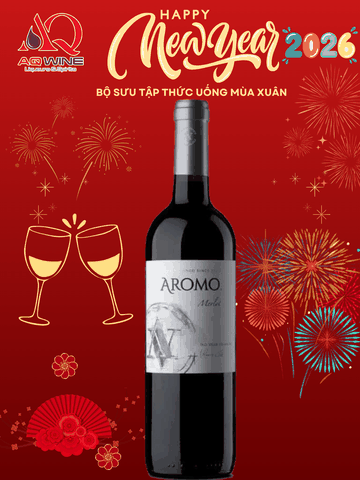 VANG CHILE ĐỎ AROMO MERLOT 75CL 13%