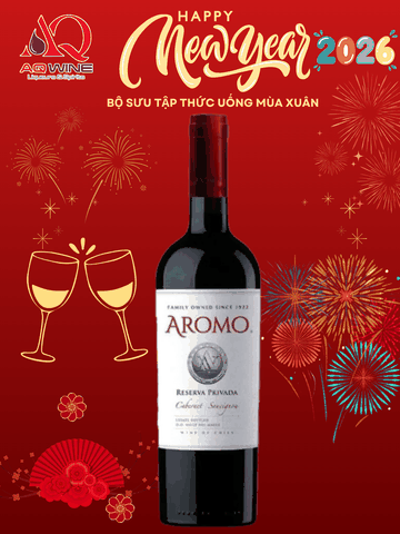 VANG CHILE ĐỎ AROMO RESERVA PRIVADA CABERNET SAUVIGON 75CL 13.5%