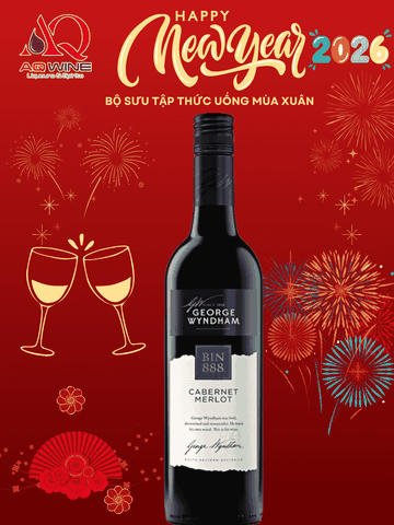 VANG ÚC BIN 888 GEORGE WYNDHAM CABERNET- MERLOT 75CL