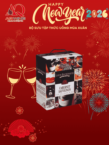 HỘP VANG PHÁP LOUIS 5L CABERNET SAUVIGNON