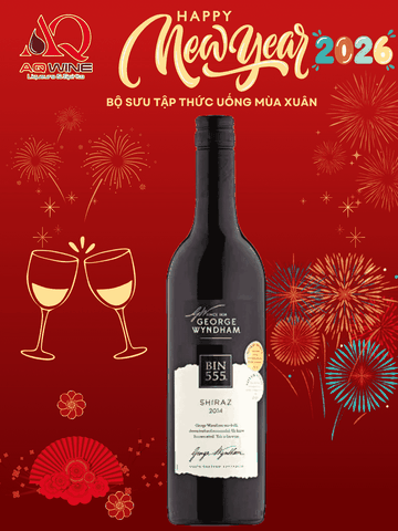 VANG ÚC BIN 555 GEORGE WYNDHAM SHIRAZ 75CL