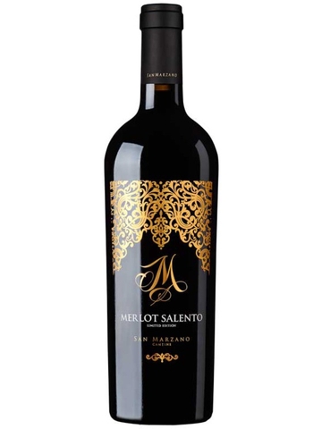 VANG Ý ( M ) MERLOT SALENTO ( SAN MARZANO ) 14.5% 75CL