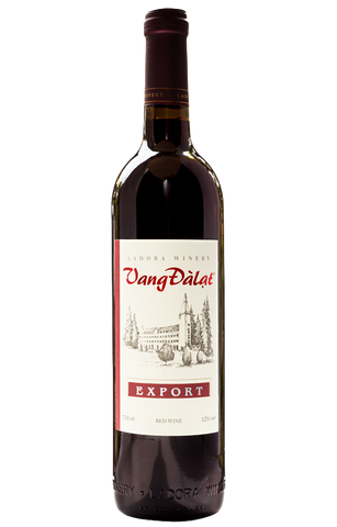 VANG ĐÀ LẠT EXPORT RED WINE 750ML