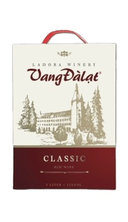 VANG ĐÀ LẠT CLASSIC RED WINE HỘP 3L