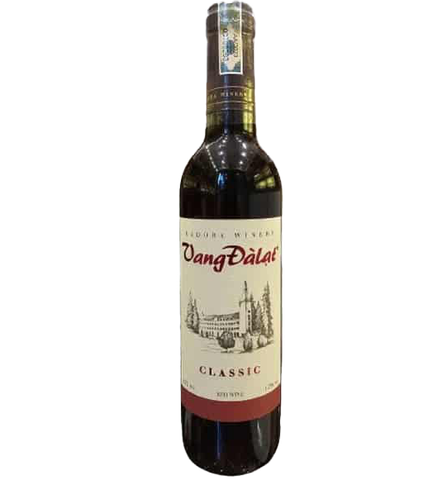 VANG ĐÀ LẠT CLASSIC RED 375ML
