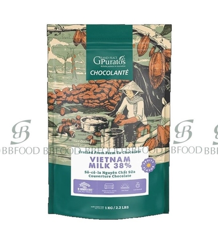 SOCOLA Puratos Sữa Ng.Chất Asia 38% Nút