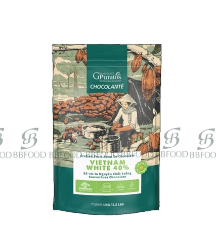 SOCOLA Puratos Ng.Chất Trắng Asia 40% Nút 1kg