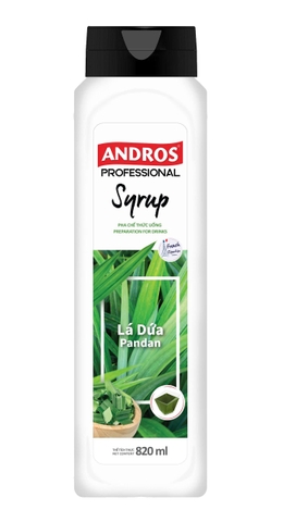 SYRUP LÁ DỨA CHAI 820ML