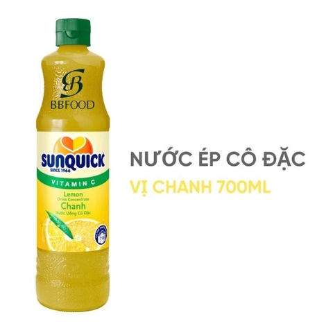 Nước ép chanh cô đặc Sunquick 700ml