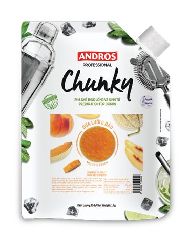 MỨT CHUNKY DƯA LƯỚI & ĐÀO TÚI 1KG