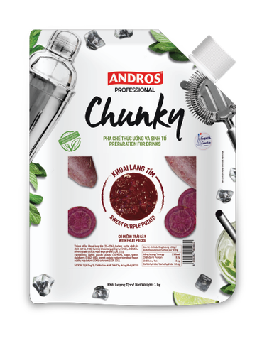 MỨT CHUNKY KHOAI LANG TÍM TÚI 1KG